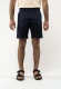Navin shorts with zip button for men in organic cotton - Navy Blue