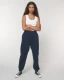 Relaxed Decker trousers in pure organic cotton - Navy Blue