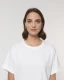 T-shirt woman Collidar oversize in organic cotton - White