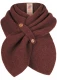 Organic wool fleece children's scarf - Cinnamon