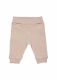 Pantaloni neonato in ciniglia di Cotone Bio - Rosa