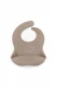 Bibs in silicone - Camel