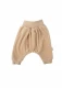 Pantaloni per neonati in ciniglia di cotone biologico - Hazelnut