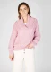 Aster Shawl Collar Oversized Sweater in pure natural wool - Pink