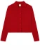 Women's BLUSBAR knitted jacket in pure merino wool - Red