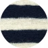 Maglia unisex bambini Renee  in pura lana merinos - Natural/blue striped
