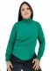 Turtleneck Sweater in wool and cashmere - Green