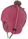 Hat for children in Organic Wool lined in Organic Cotton - Mauve