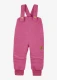 Dungarees for children in Organic Wool lined in Organic Cotton - Mauve