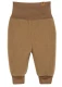 Children's trousers in organic wool fleece - Beige