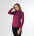 Modal turtleneck sweater - Ruby red