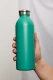 Stainless steel bottle - 1 liter - Green