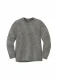 Disana children's Aran pullover in organic merino wool - Gray