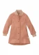 Children's jacket in pure organic boiled wool - Old rose