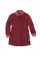 Children's jacket in pure organic boiled wool - Burgundy/Bordeaux