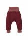 Bloomers trousers for children in pure organic boiled wool - Burgundy/Bordeaux