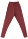Basic women's organic cotton leggings - Burgundy/Bordeaux