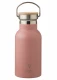 Nordic Matte thermos bottle 350 ml in steel with 2 caps and brush - Rosa polvere