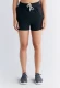 Comfortable women's shorts in organic cotton - Black