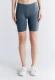 Women's cycling shorts in organic cotton - Dark grey