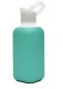 Glass bottle with silicone coating 500ml - Teal