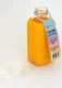 Glass bottle with silicone coating 500ml - Orange