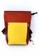 Berli Soruka backpack in Fair Trade recycled leather - Pattern 2