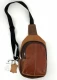 Greg one-shoulder backpack in EquoSolidale recycled leather - Pattern 3