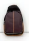 Greg one-shoulder backpack in EquoSolidale recycled leather - Pattern 2