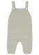 Children's knitted dungarees in Organic Cotton and Silk - Light green