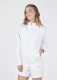 Sport fleece jacket OWN for women in organic cotton - White