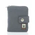 Hemp wallet with zip - Gray