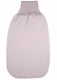 Baby bag made of wool fleece and organic cotton - Gray melange