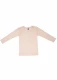 Children's long-sleeved jumper in organic wool and silk - Natural white