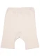 Pantaloncini per bambini in lana, cotone bio e seta - Bianco Naturale