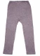 Children's leggings in wool, organic cotton and silk - Melange Plum