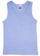 Children's vest in wool, organic cotton and silk - Blue Melange