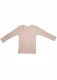 Children's long-sleeved jumper in wool, organic cotton and silk - Melange Rose