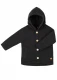 Children's coat in recycled boiled wool - Anthracite gray