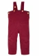 Children's trousers in recycled boiled wool - Berry
