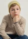 Cappello Marcellino per Bambini in Cashmere Rigenerato - Giallo