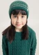 Marcellino Regenerated Cashmere Baby Hat - Green