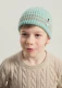 Cappello Marcellino per Bambini in Cashmere Rigenerato - Menta