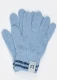 Dieghino Children's Gloves in Regenerated Cashmere - Blue