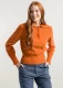 Sara Women's Regenerated Wool Sweater - Orange