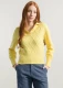Sara Women's Regenerated Wool Sweater - Yellow