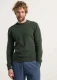 Ferruccio Men's Sweater in Regenerated Wool - Green