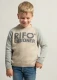Rifolutioner Children's Sweater in Regenerated Cashmere - Beige