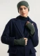 Tamara Fingerless Gloves in Regenerated Cashmere - Green
