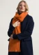 Simone scarf in regenerated wool - Orange